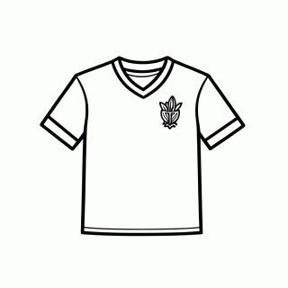 Camisa da Escócia para colorir