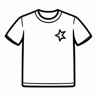 Camisa do Marrocos para colorir