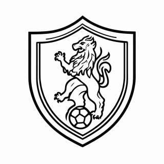 Escudo da Seleção da Escócia para colorir