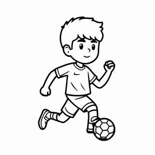 Jogador do Haiti para colorir