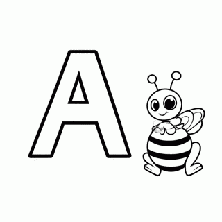 A de Abelha — Alfabeto com Animais