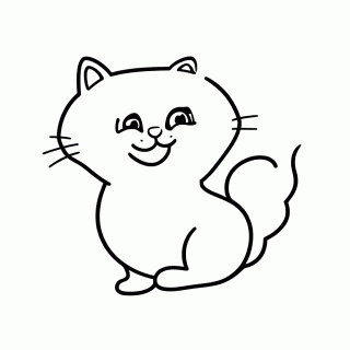 Gato Cheshire Sorriso para colorir