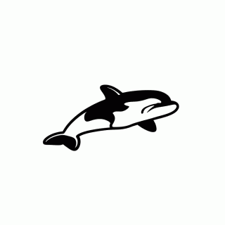 Baleia Orca para colorir