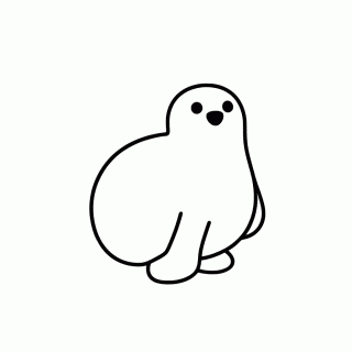Foca para colorir