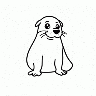 Leao Marinho para colorir