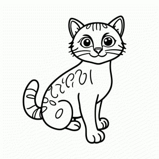 Jaguatirica para colorir