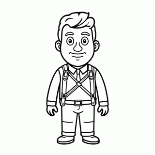 Bertholdt Hoover para colorir