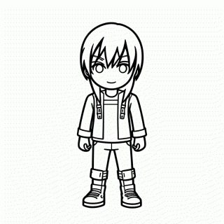Mikasa Ackerman para colorir