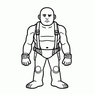 Titan Colossal para colorir
