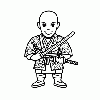 Gyomei Himejima Pedra para colorir
