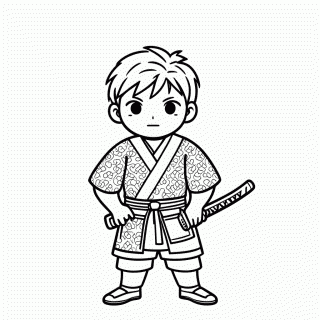 Gyutaro Lua Superior 6 para colorir