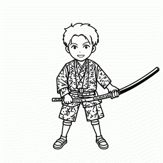 Zenitsu Agatsuma para colorir