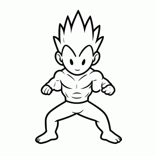 Freeza Forma Final para colorir