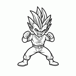 Majin Buu Gordo para colorir