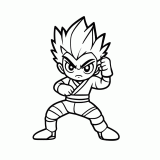 Whis Anjo para colorir