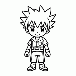 Izuku Midoriya Deku — My Hero Academia (Boku no Hero) para Colorir