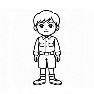 Minoru Mineta para colorir