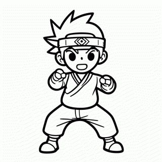 Boruto Uzumaki para colorir