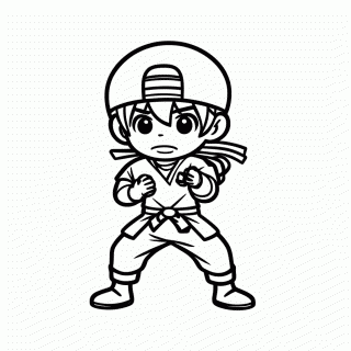 Kawaki — Naruto Shippuden para Colorir