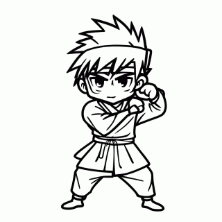 Madara Uchiha para colorir