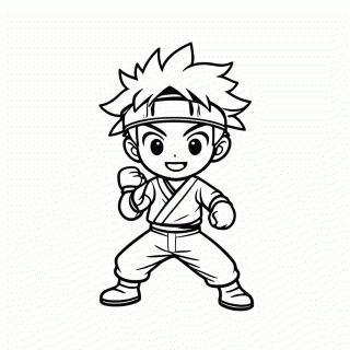 Minato Namikaze para colorir