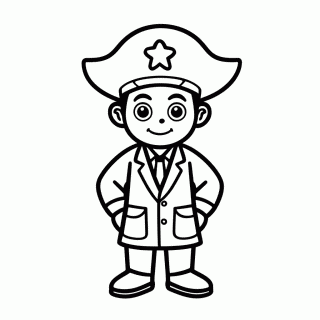 Chopper Medico para colorir