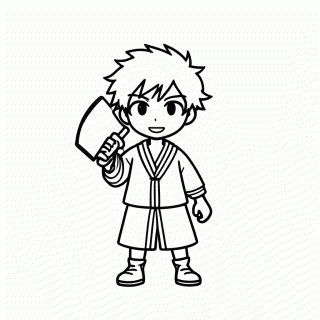 Ichigo Bleach para colorir