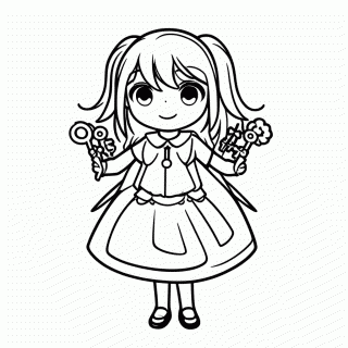 Lucy para colorir