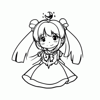 Sailor Moon para colorir