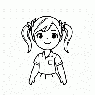 Aoi Kanzaki para colorir