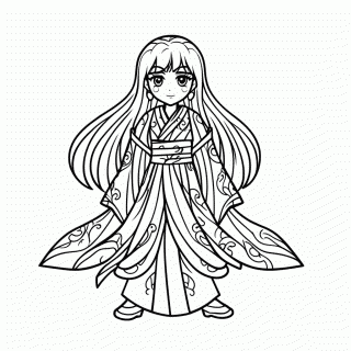 Daki para colorir