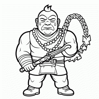 Gyomei Himejima para colorir