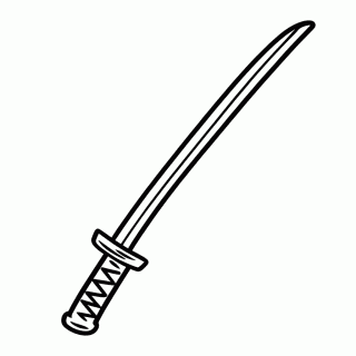 Katana De Tanjiro para colorir