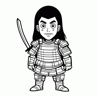 Kokushibo para colorir