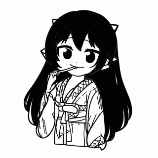 Nezuko Kamado para colorir