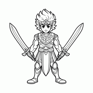 Tengen Uzui para colorir
