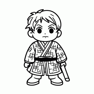 Zenitsu Agatsuma para colorir