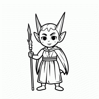 Dende — Dragon Ball para Colorir