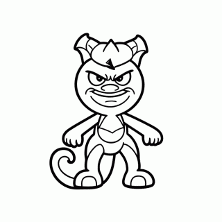 Freeza para colorir