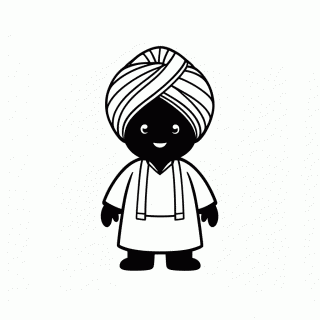 Mr Popo para colorir