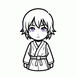 Hinata Hyuga para colorir