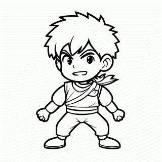 Konohamaru para colorir