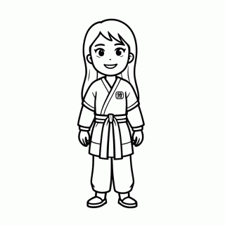 Kushina Uzumaki para colorir
