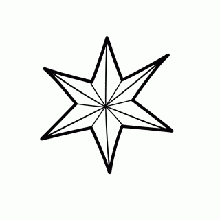 Shuriken para colorir