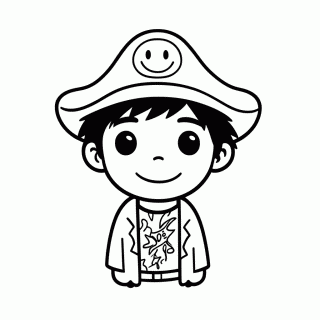 Ace Bombeiro para colorir