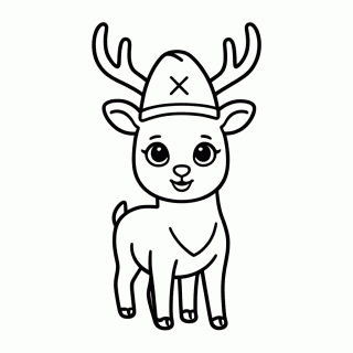 Chopper Renne para colorir