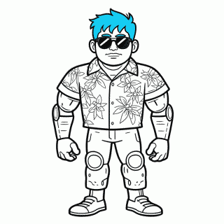 Franky Shipwright para colorir