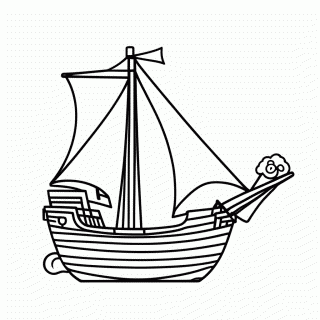 Going Merry para colorir