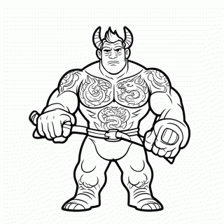 Kaido Bestia para colorir