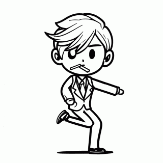 Sanji Cook para colorir